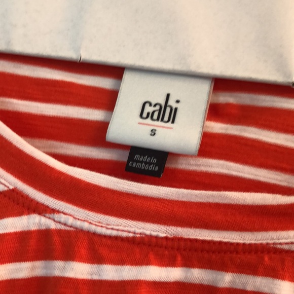 CAbi striped red top - Picture 2 of 3